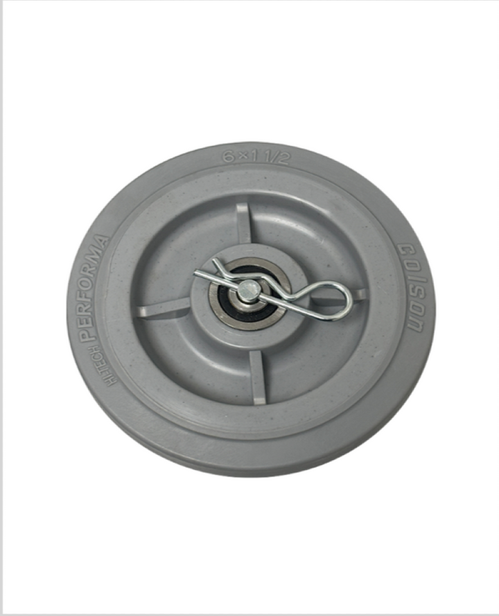 Rubber Wheel 6x1.5 in for Onyx Propane Floor Buffer
