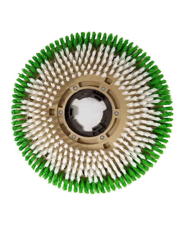 16" Rotary Floor Scrubbing Brush Green/White