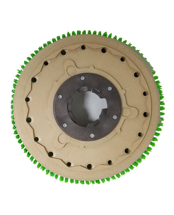 16" Rotary Floor Scrubbing Brush Green/White