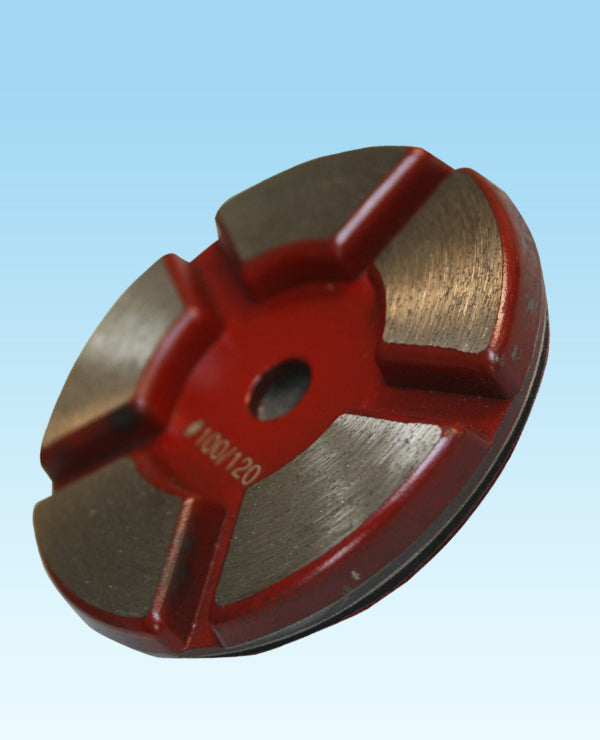 Metal Diamond Pad 100 GRIT Red 3" EA