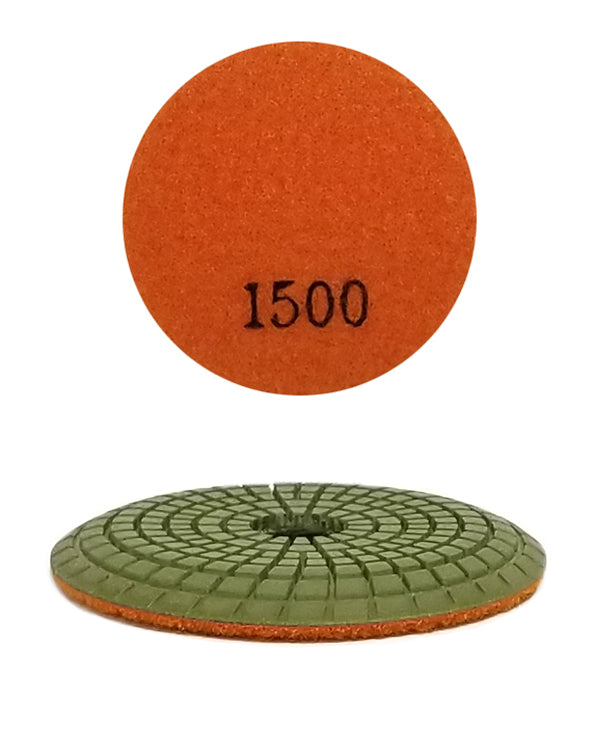 4" Convex Wet Diamond Pad #1500