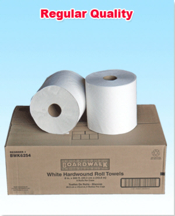 R/T BoardWalk 6254B White 8"x800FT 6 Rolls/Case