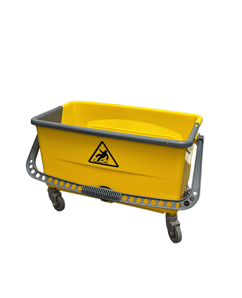 Mop Bucket with Wheels 11 GAL, Yellow