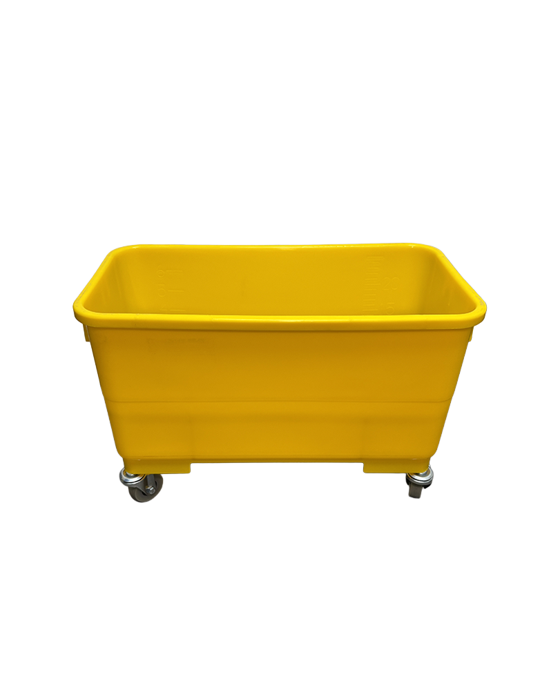 Finish Mop Bucket with Wheels & Lid 6 GAL, Yellow