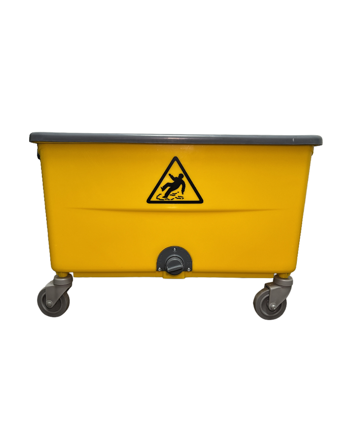 Mop Bucket with Wheels 11 GAL, Yellow