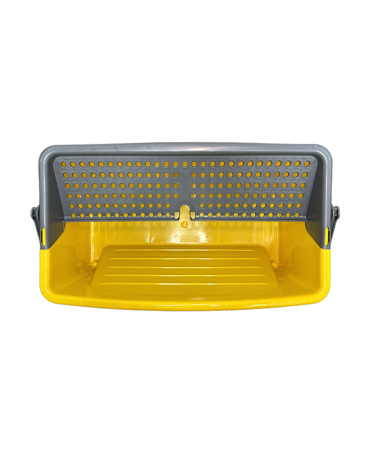 Mop Bucket with Wheels 11 GAL, Yellow