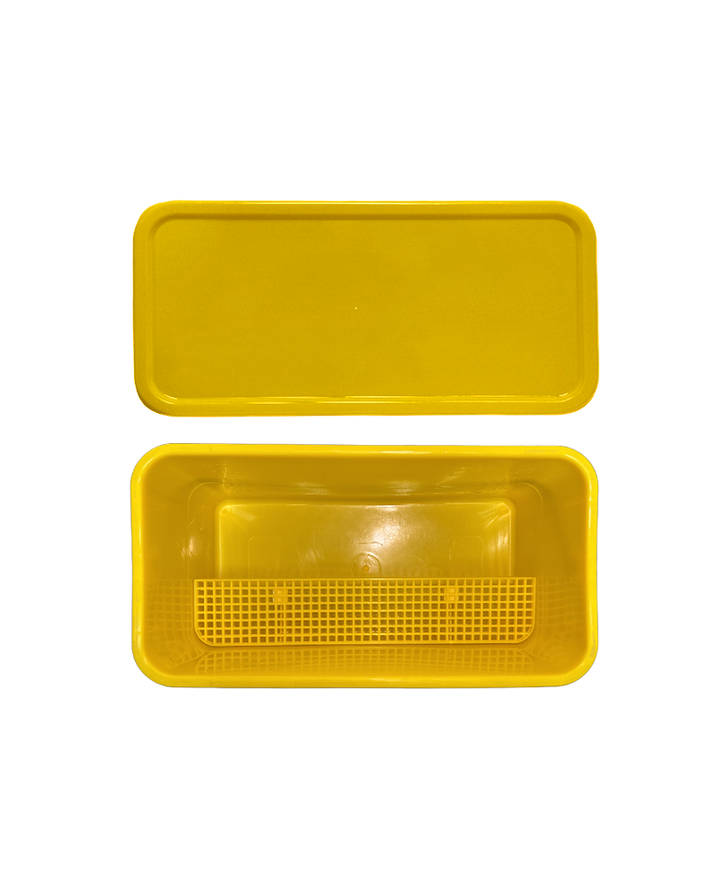 Finish Mop Bucket with Wheels & Lid 6 GAL, Yellow