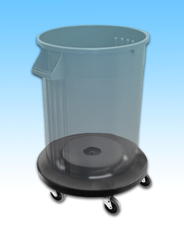 GATOR Wide-Base Dolly #7708 For 10-55 Gallon Container