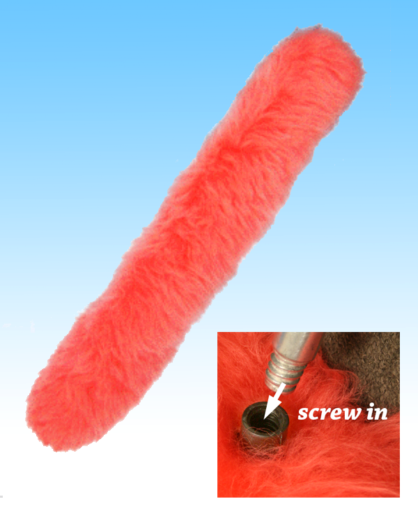 Big Red Wall & Ceiling Duster W/O Handle 36"x10"
