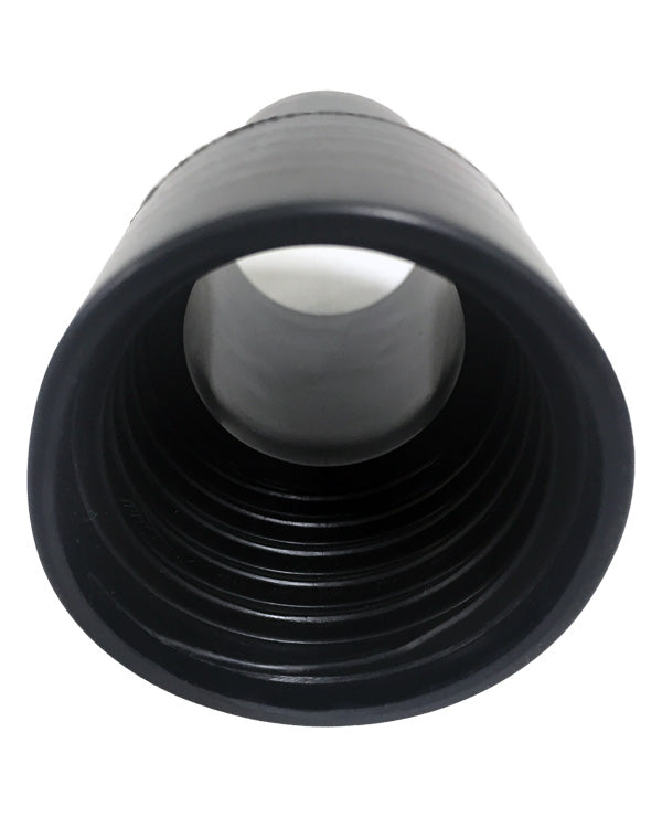 END HOSE BLACK NON-SWIVEL 1.5″