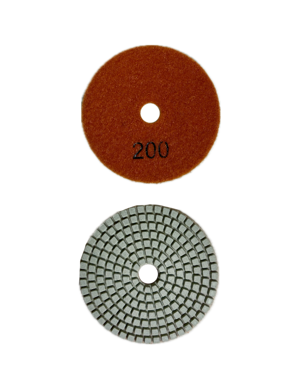 4" Flexible Diamond Pad #200