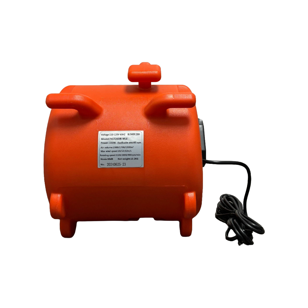 Robust Air Mover/Blower/Carpet Dryer Red Orange