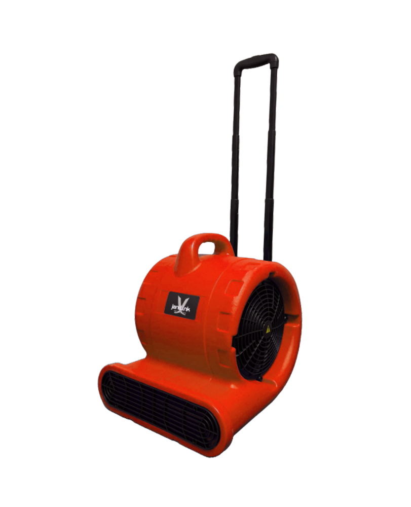 Robust Air Mover/Blower/Carpet Dryer Wheel & Handle Red/Orange