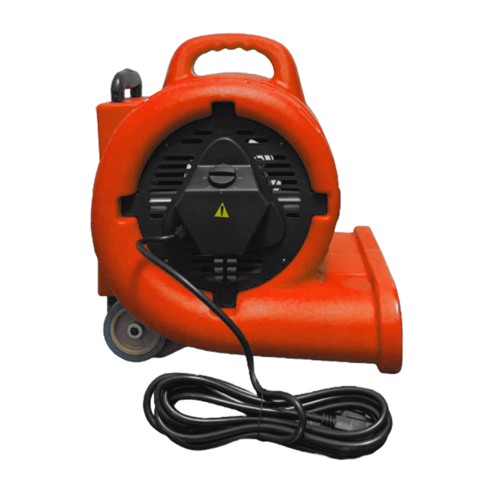Robust Air Mover/Blower/Carpet Dryer Wheel & Handle Red/Orange
