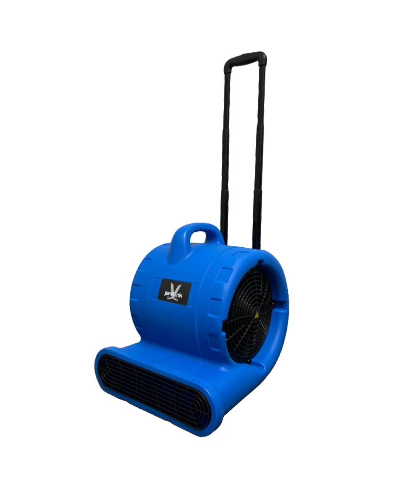 Robust Air Mover/Blower/Carpet Dryer Wheel & Handle Blue