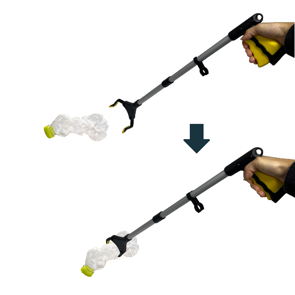 32" Folding Trash Grabber Yellow/Black
