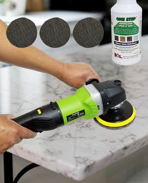 Janilink Hand Polisher kit For Countertop shine Restoration