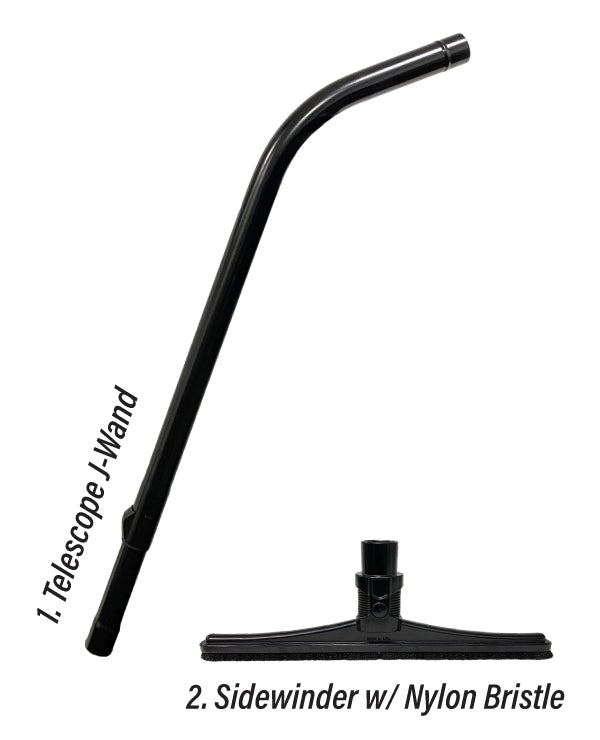 Telescope J-Wand & Sidewinder with Nylon Bristle KIT