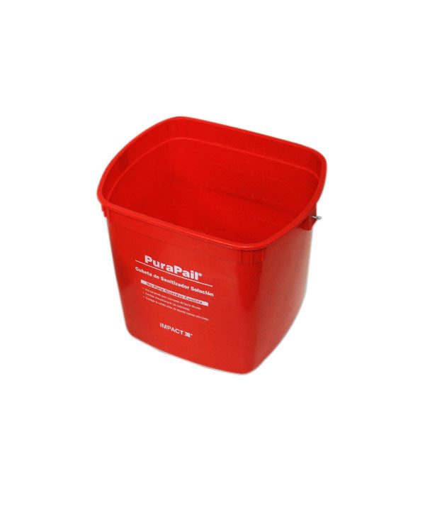 Red Sanitizing Bucket 6qt