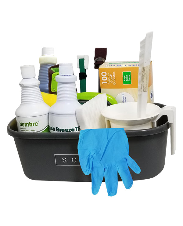 Restroom cleaning kit