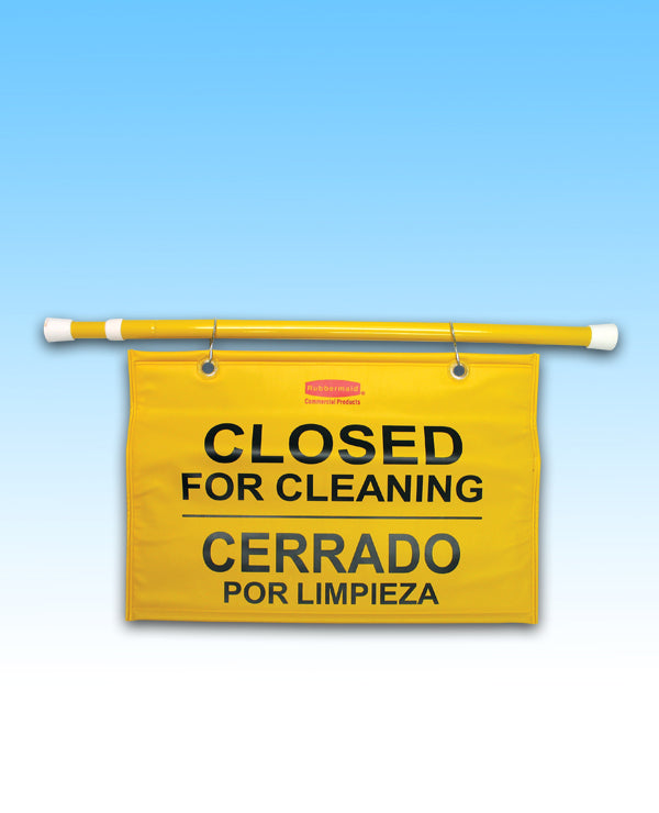 English & Spanish Hanging Safety Sign