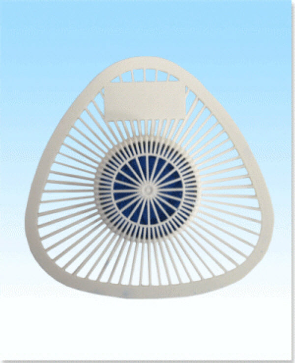 White Screen Medium Blue
