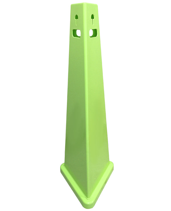 TRIVU 3 SIDED Safety Sign Yellow Green
