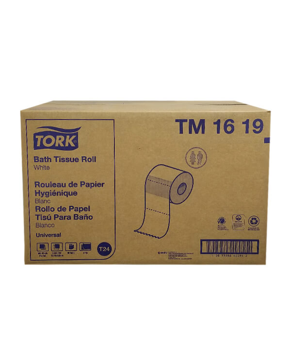 Tork Bath Tissue Roll- 96 Rolls 500 Sheets/roll 2-Ply  #1616