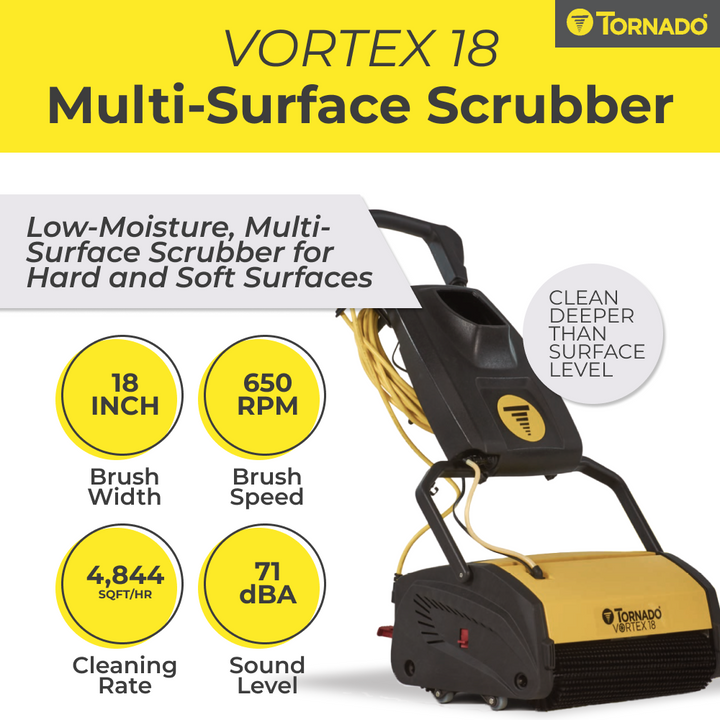 Tornado Vortex Multi-Surface Scrubber 9"/13"/18"