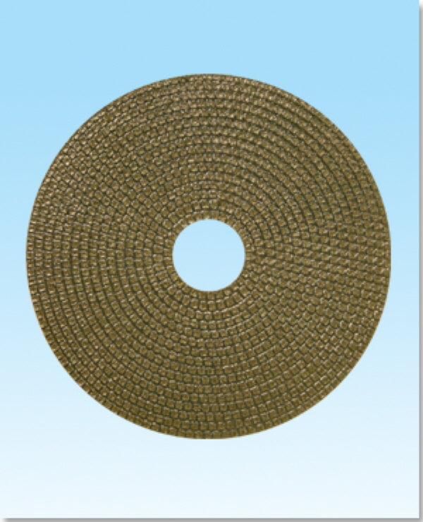 ELECTROPLATED POL. PAD 120 GRIT 4" EA