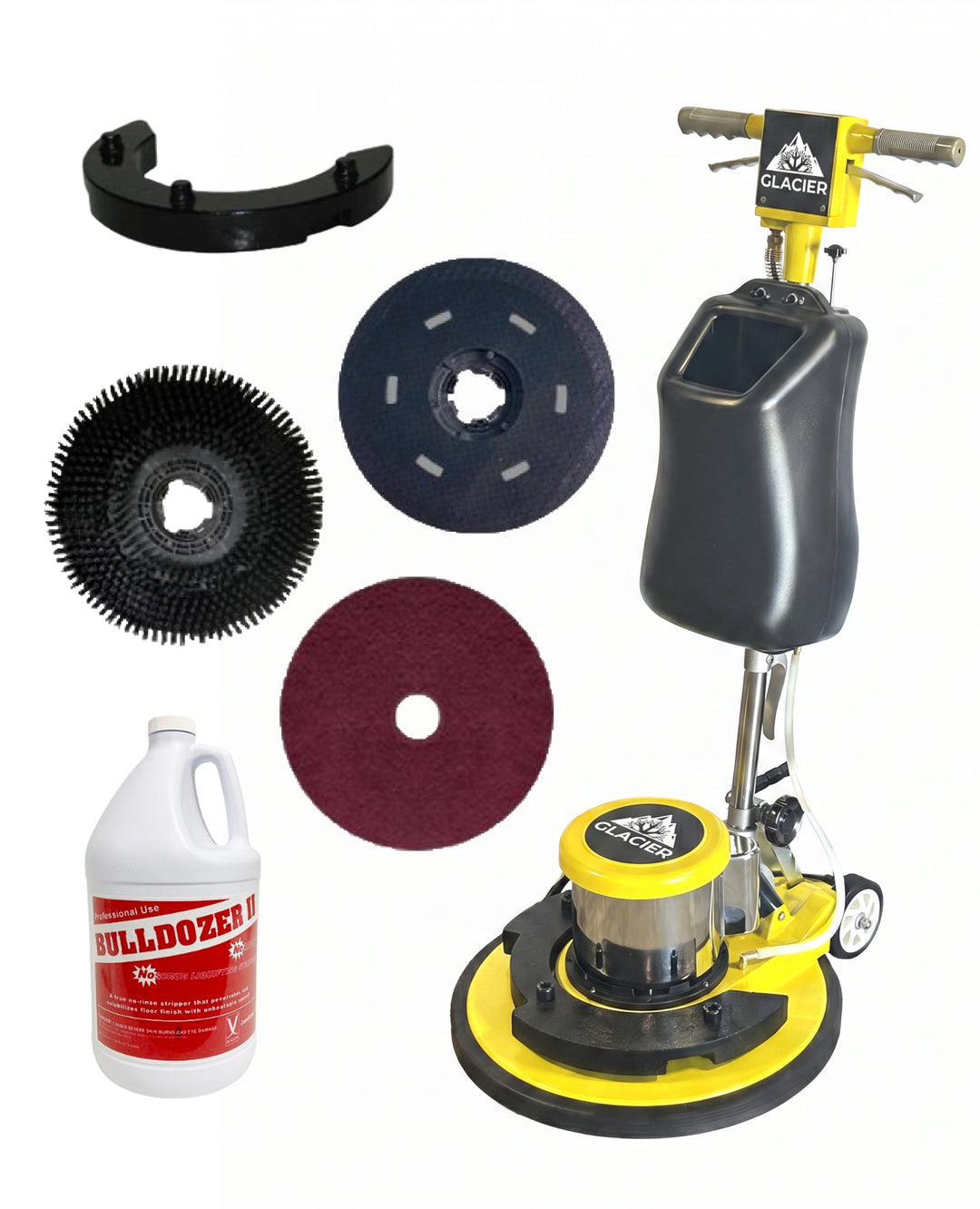 Glacier Low Speed Floor Buffer Kit 17"/20"
