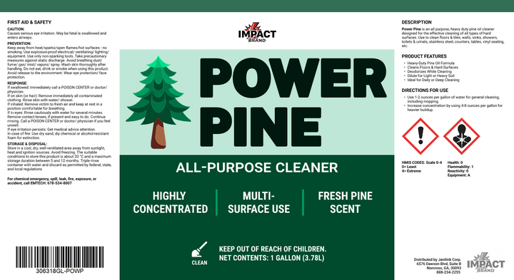 Power Pine All-Purpose Heavy‑Duty Pine Oil Cleaner GAL