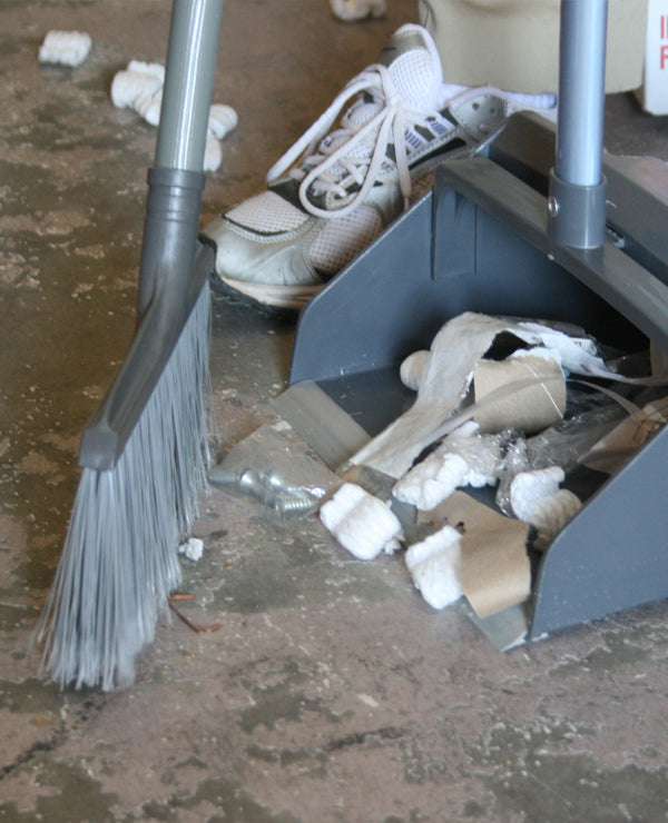 Lobby Plastic Dust pan & broom