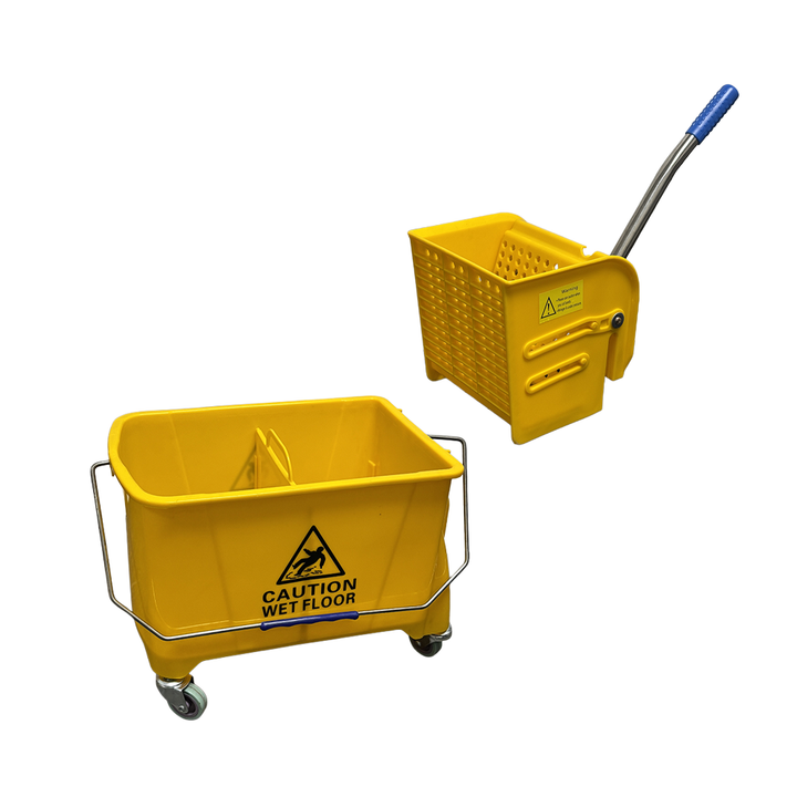 21QT / 20L Compact Mop Bucket w/ Side Press Wringer