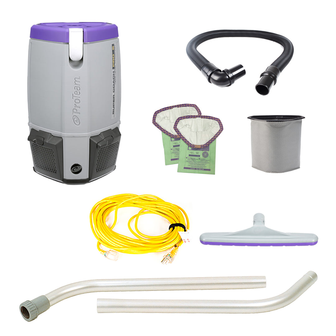 ProTeam Super Coach Pro 6QT Backpack Vacuum
