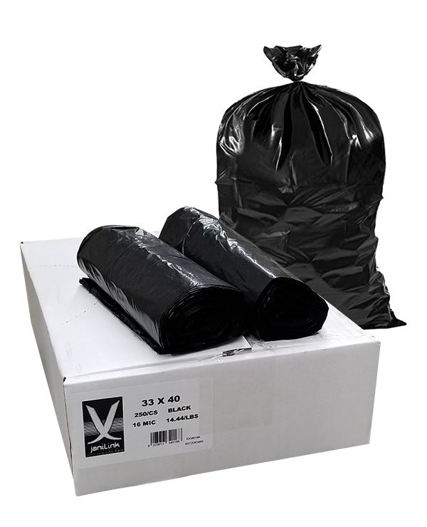 33 X 40 16MIC BLACK 250EA/CASE