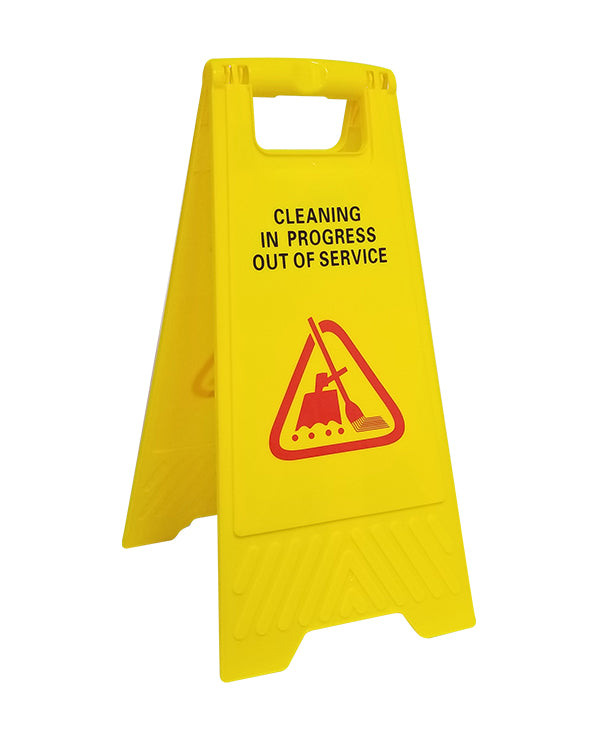 Floor Sign "Cleaning In Progress"