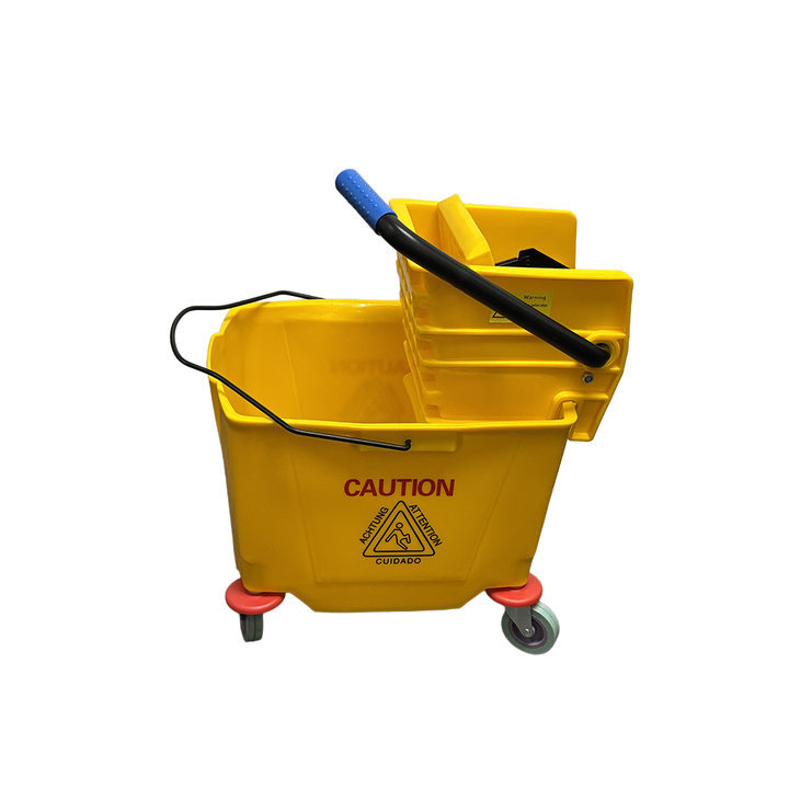 38QT / 36L Mop Bucket W/ Sidepress Wringer